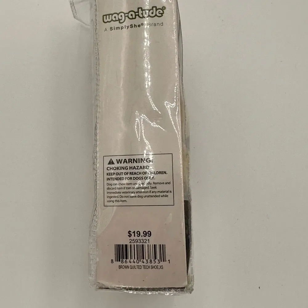 Wag-A-Tude X-Small Dog Shoes NEW in Package